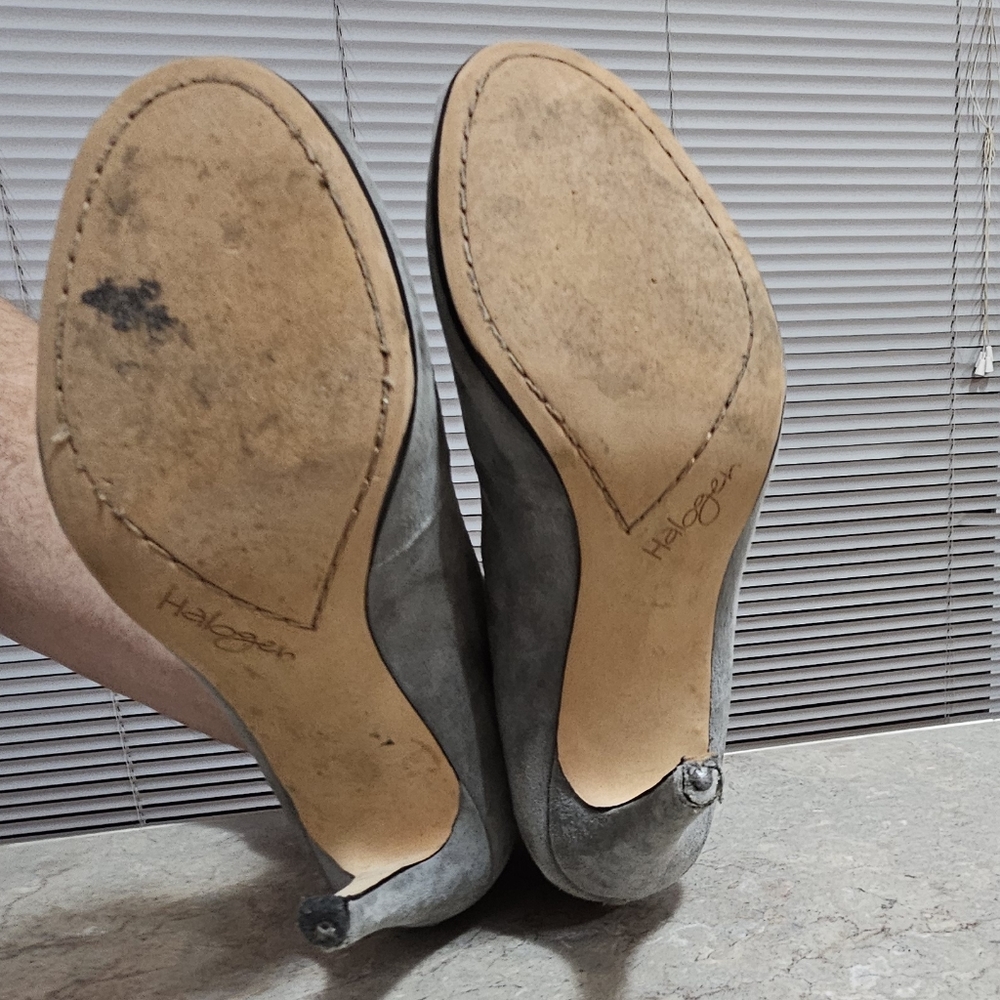 Halogen grey suede bootie heels - Picture 8 of 8